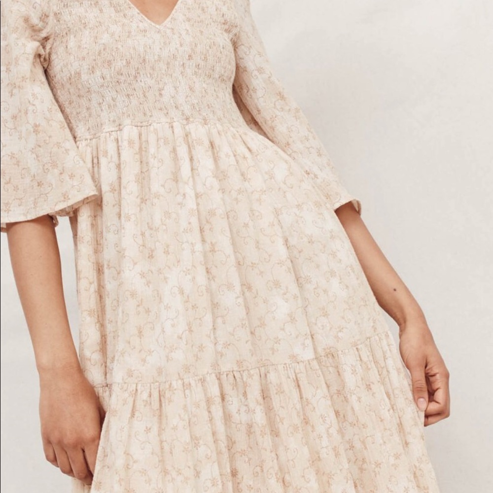 Christy Dawn basil dress
